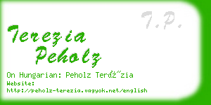 terezia peholz business card